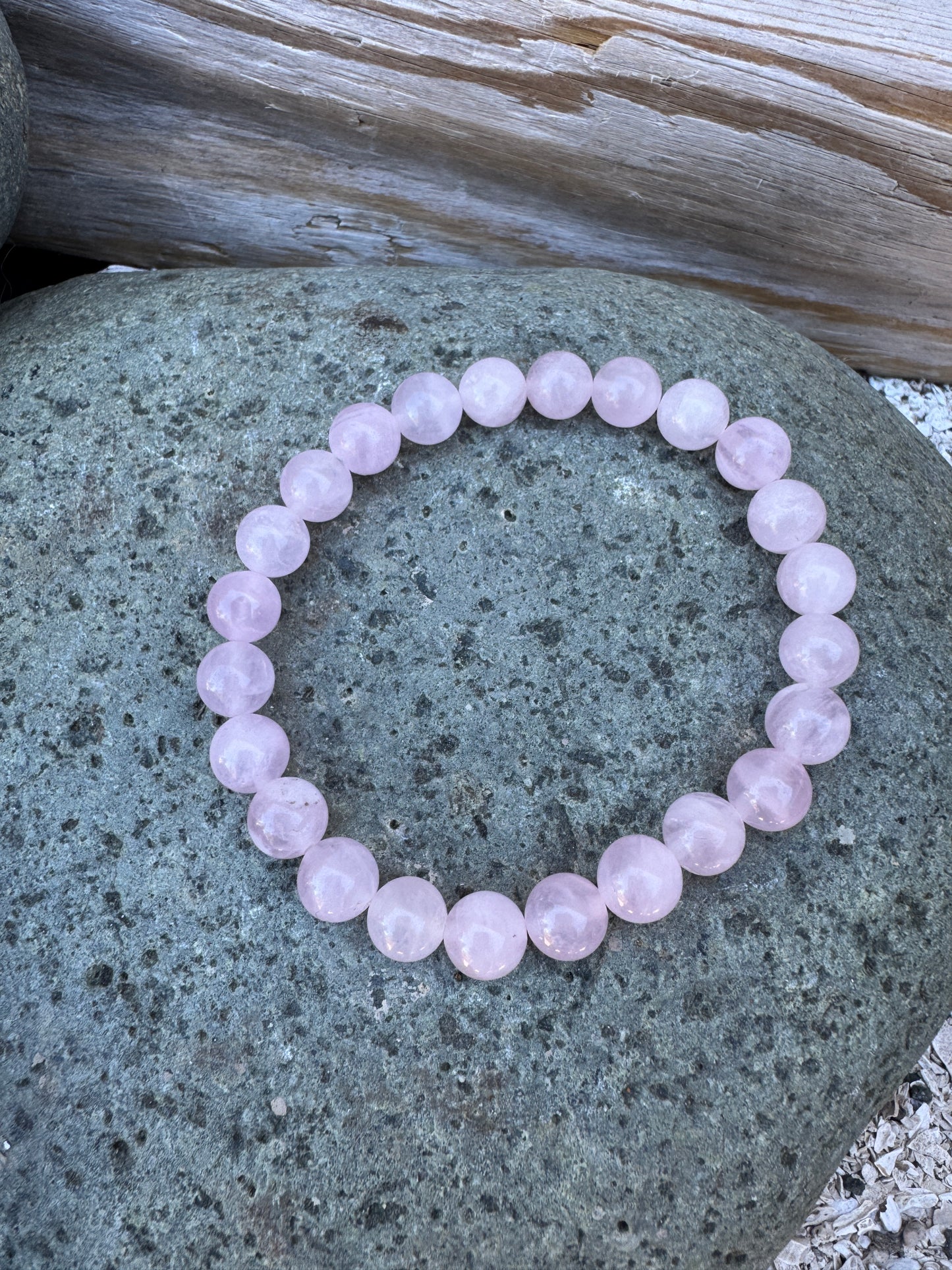 Rose Quartz Beaded Bracelet