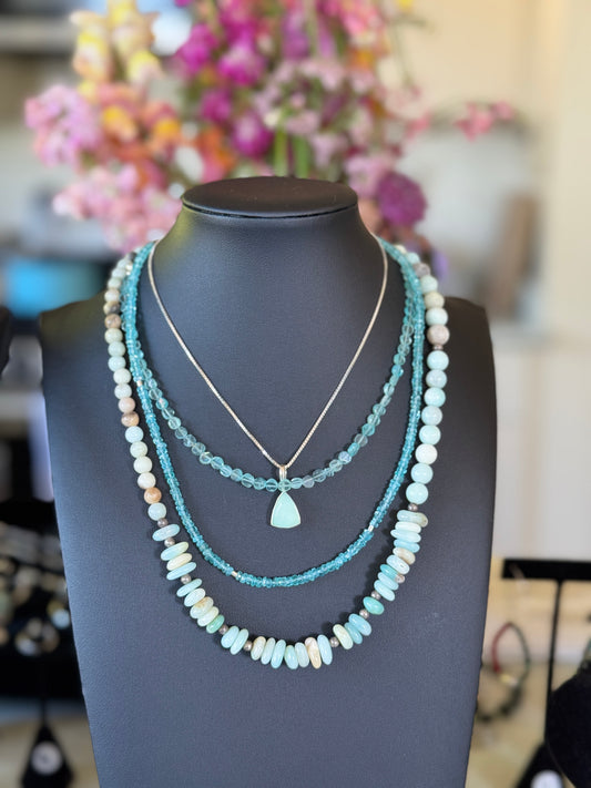 Beachy Amazonite Necklace