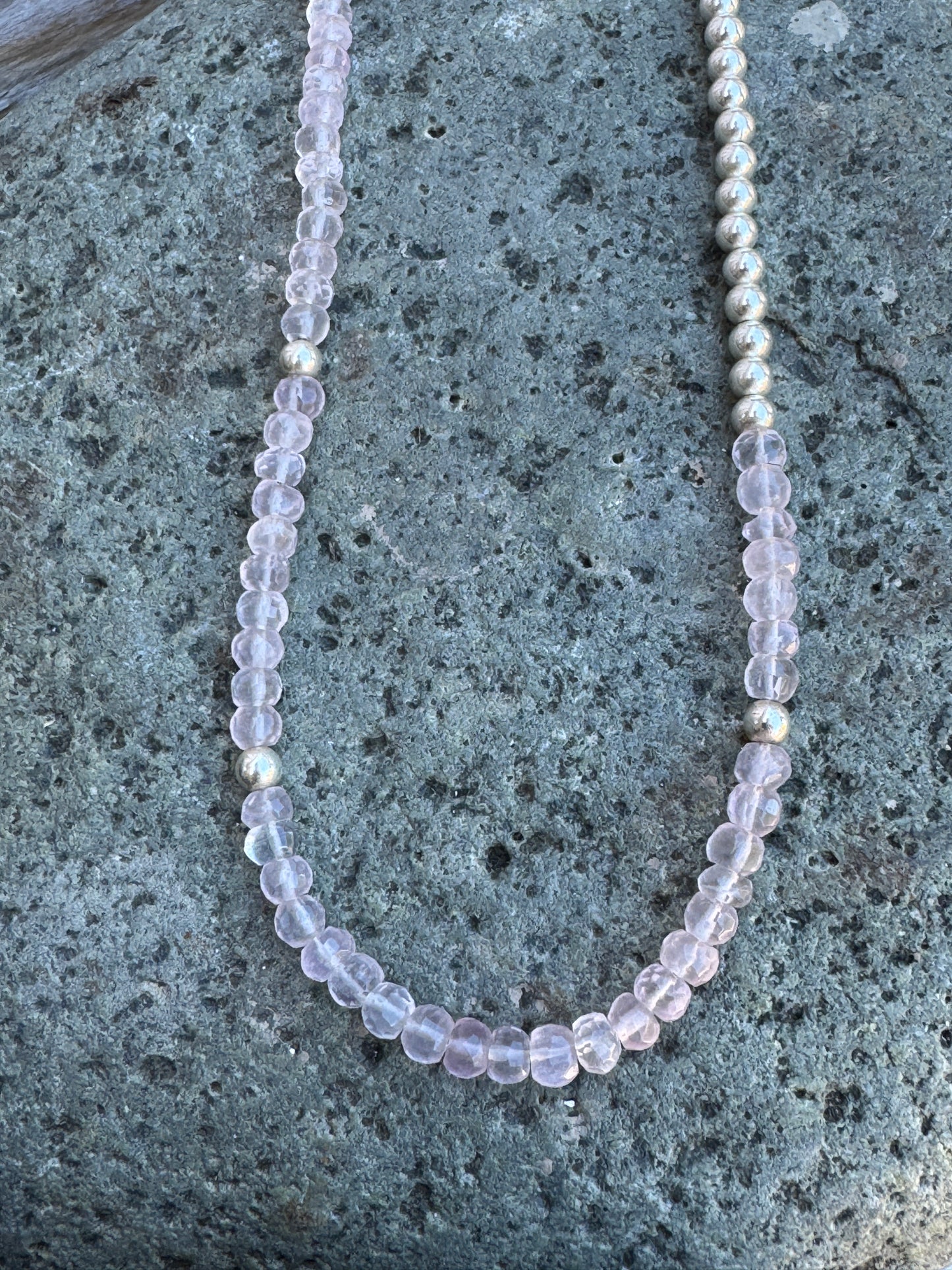 Little Rose Quartz Choker
