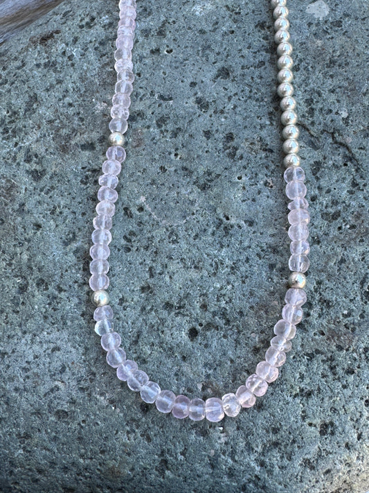 Little Rose Quartz Choker