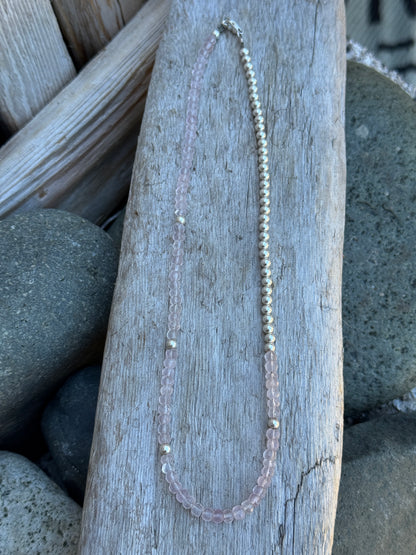 Little Rose Quartz Choker