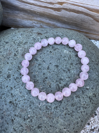 Rose Quartz Beaded Bracelet