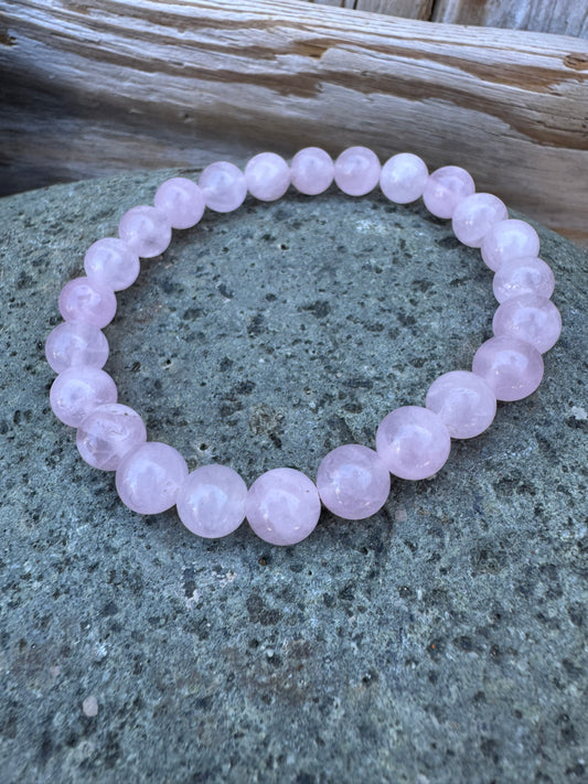 Rose Quartz Beaded Bracelet