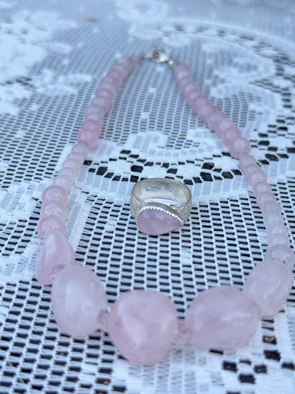 Rose Quartz Ring