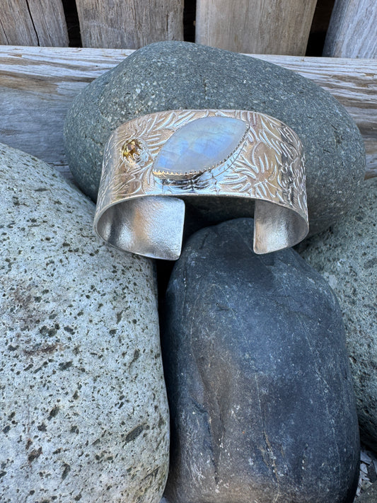 Fine Silver & Gemstone Bracelet
