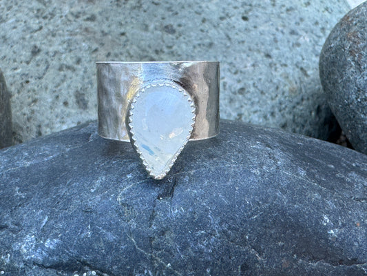 Flashy Moonstone Ring
